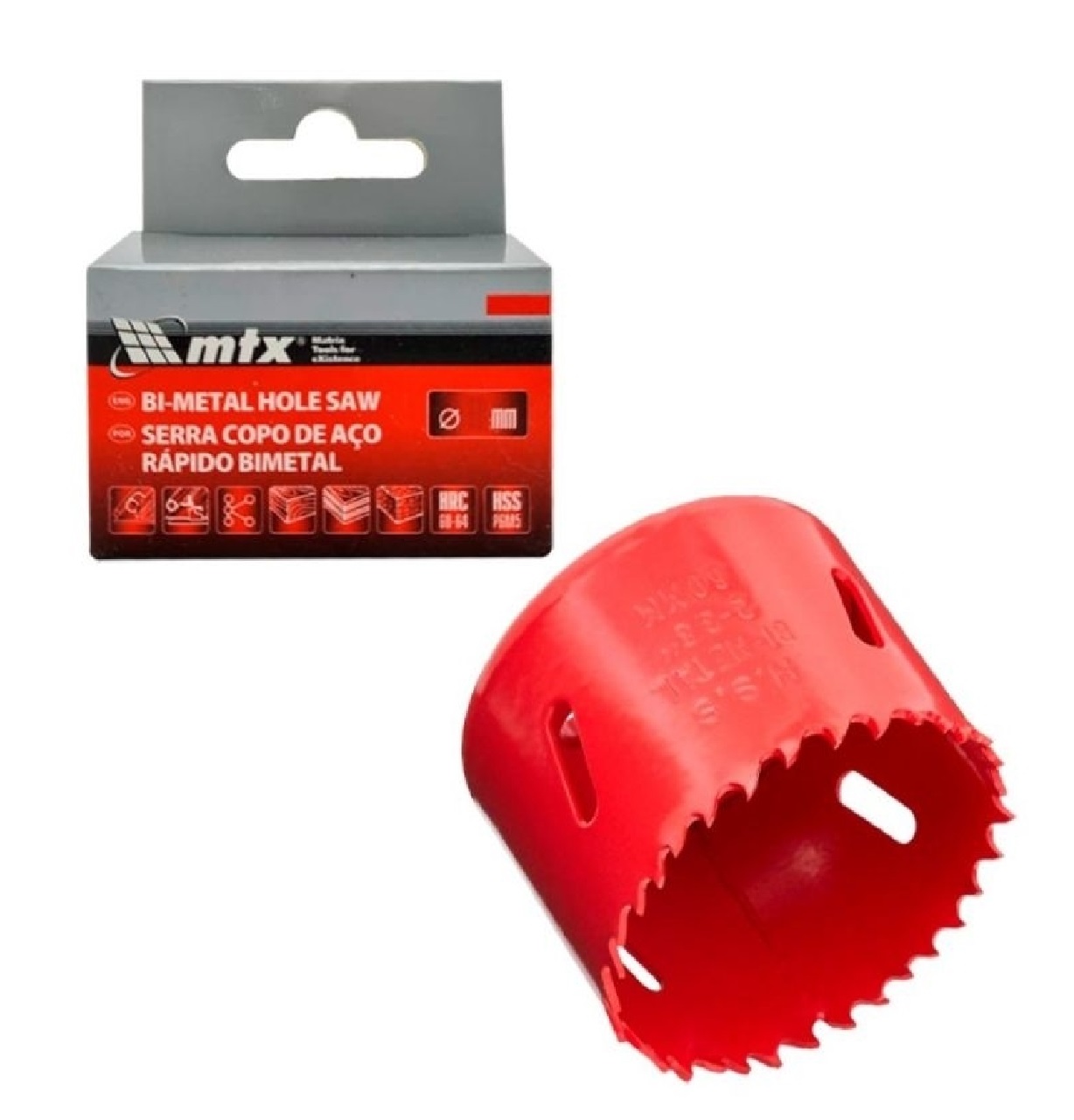 Serra Copo Bi-metal 22 mm Mtx Matrix Vermelho 724229