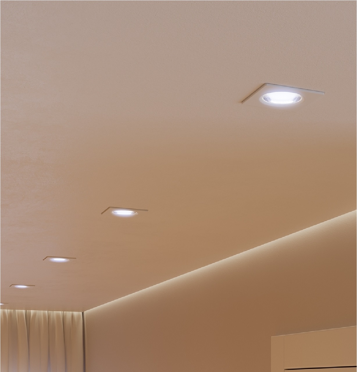 Spot LED 6 W Bivolt 4.100 K Quadrado 80264104 Blumenau Iluminação