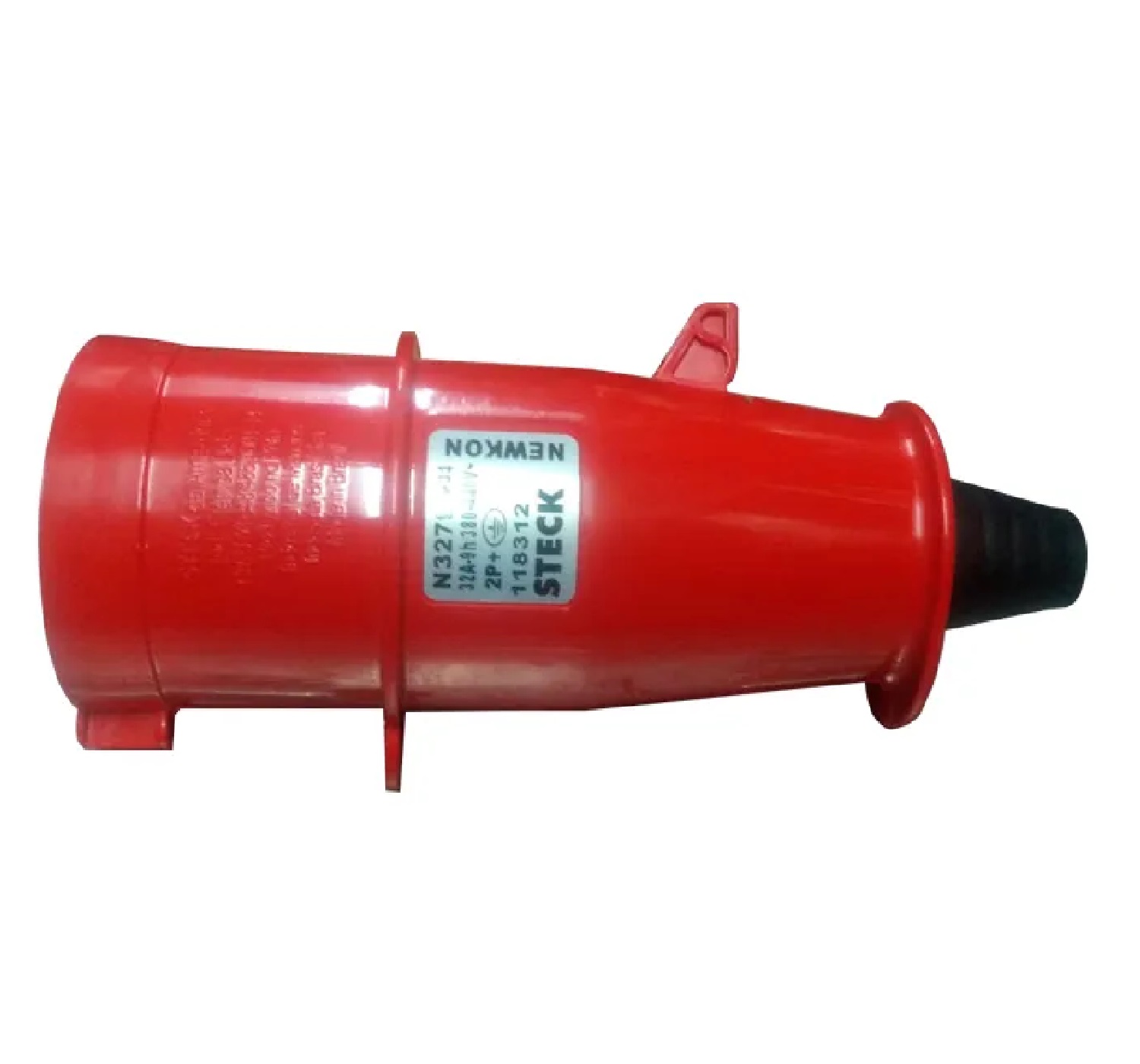 Plugue Industrial Macho 2P+T 32 A 380–415 V 9h IP44 Vermelho 40039 Lukma