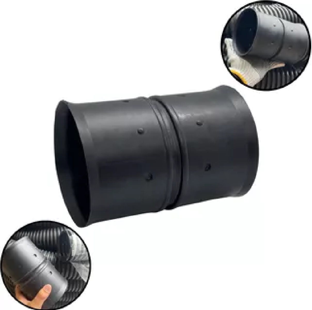 Luva de Emenda para Duto Corrugado 1 1/4 pol. Kanaflex