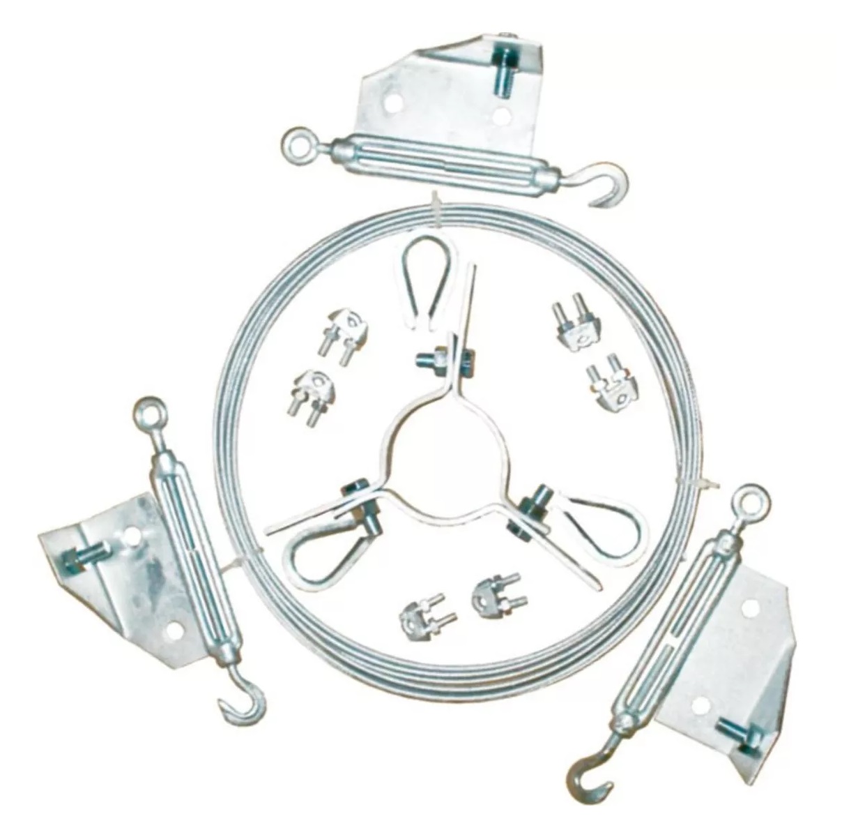 Conjunto de Contraventamento com Cabo para Mastro 2 pol. Gelcam
