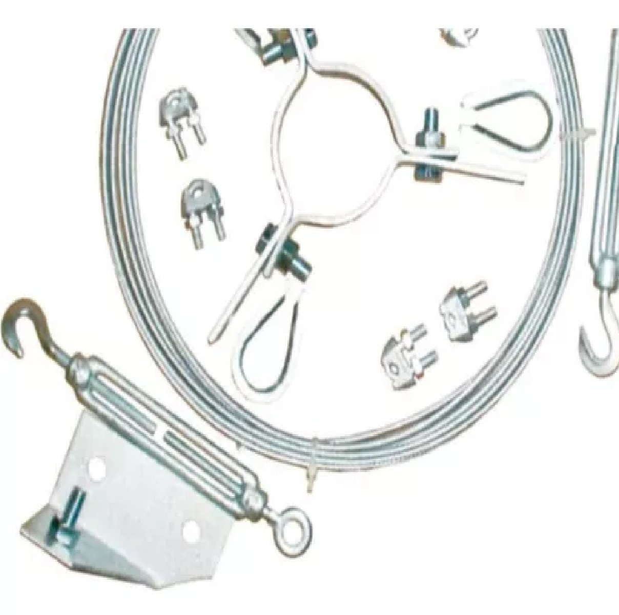 Conjunto de Contraventamento com Cabo para Mastro 2 pol. Gelcam