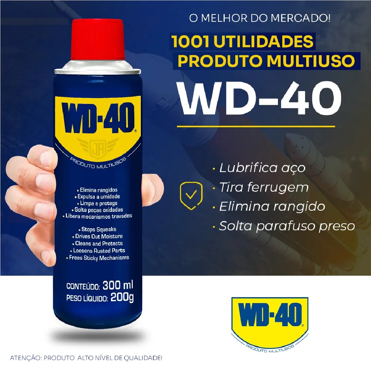 Lubrificante Multiusos Anticorrosivo 300 ml WD-40