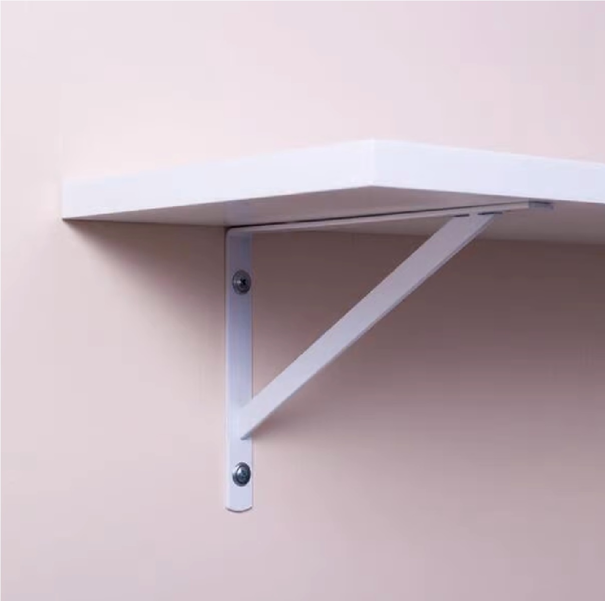 Mão Francesa Branca Suporte Cantoneira 20 cm Elétrica Bichuette