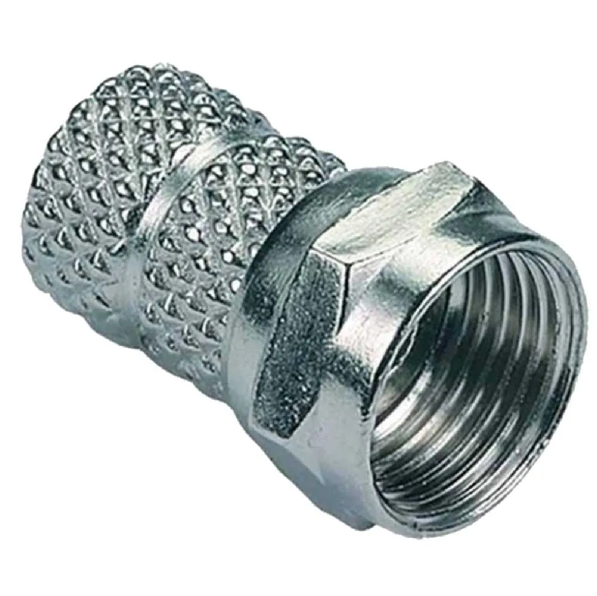 Emenda Rosca/Rosca para Cabo Coaxial RG6 Elétrica Bichuette