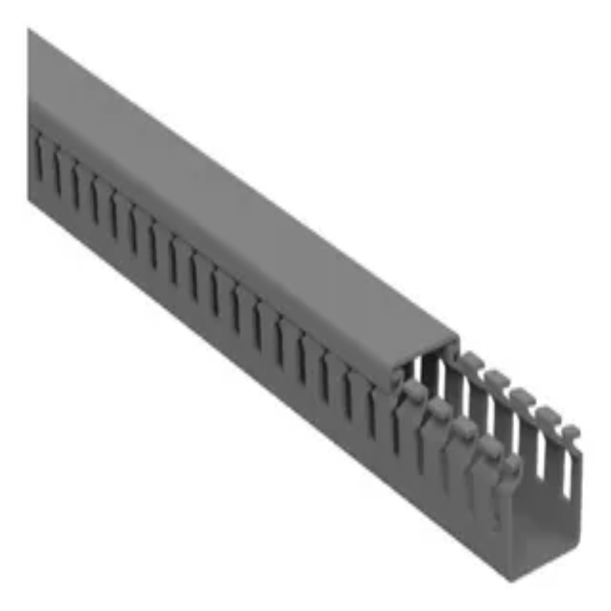 Canaleta Aberta 20 x 20 mm x 2 m Cinza 5620CZ Perlex