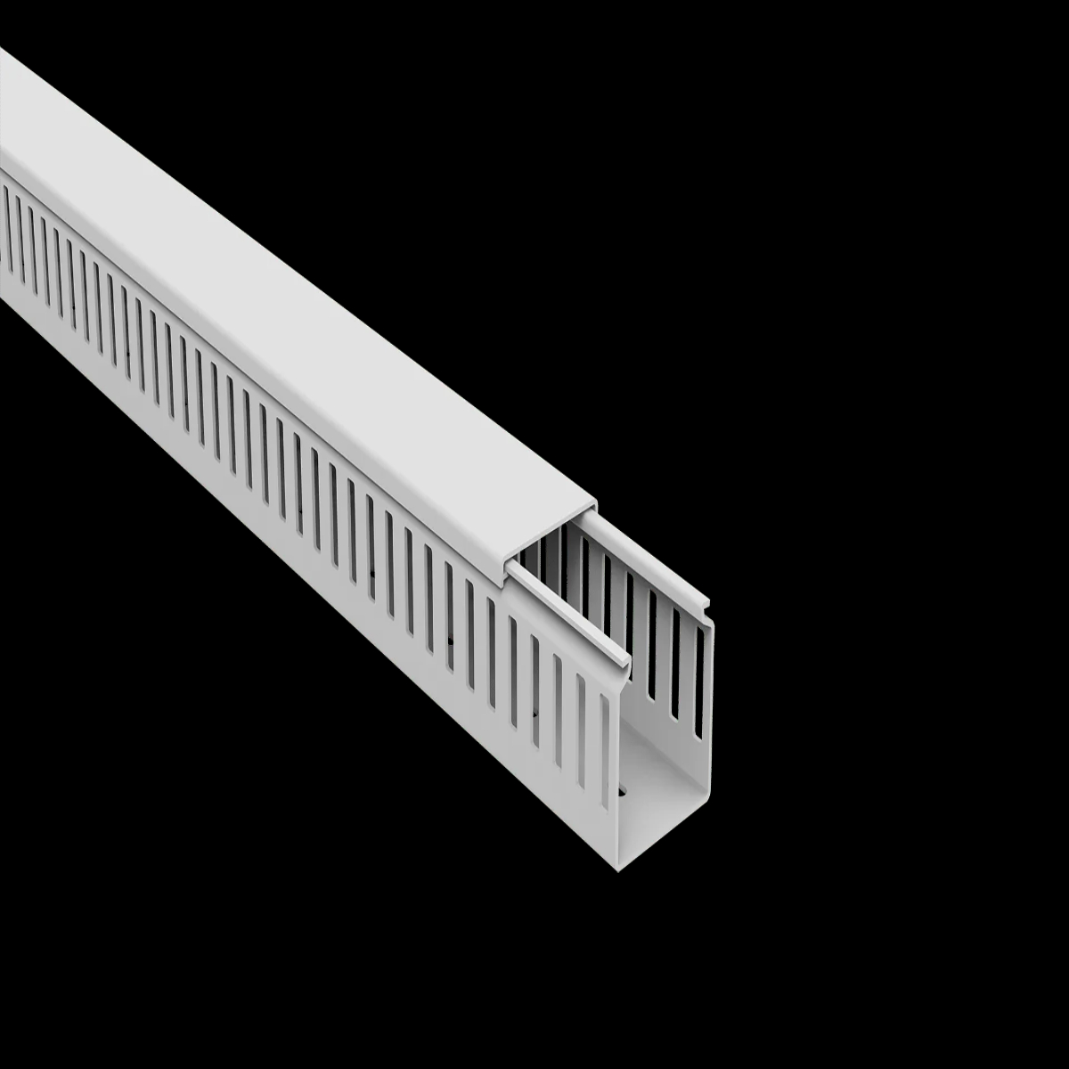Canaleta Aberta 50 x 50 mm x 2 m Branca 5651BR Perlex