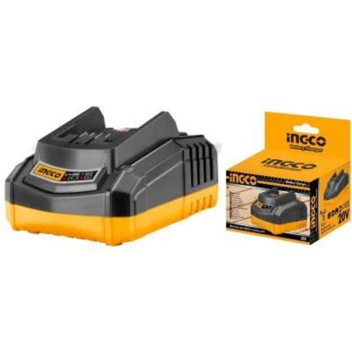 Carregador Inteligente Duplo para Baterias P20S 20 V FCLI2034-9 INGCO