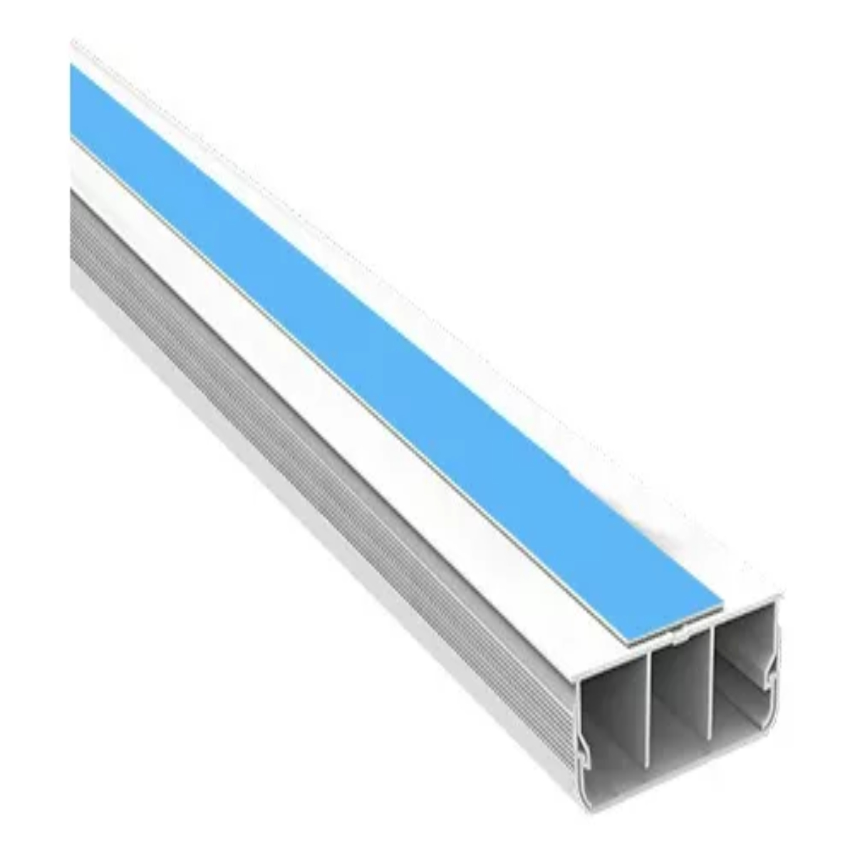 Canaleta Sistema X 20 x 10 mm com Fita Adesiva 2 m Branca PA021816 Margirius