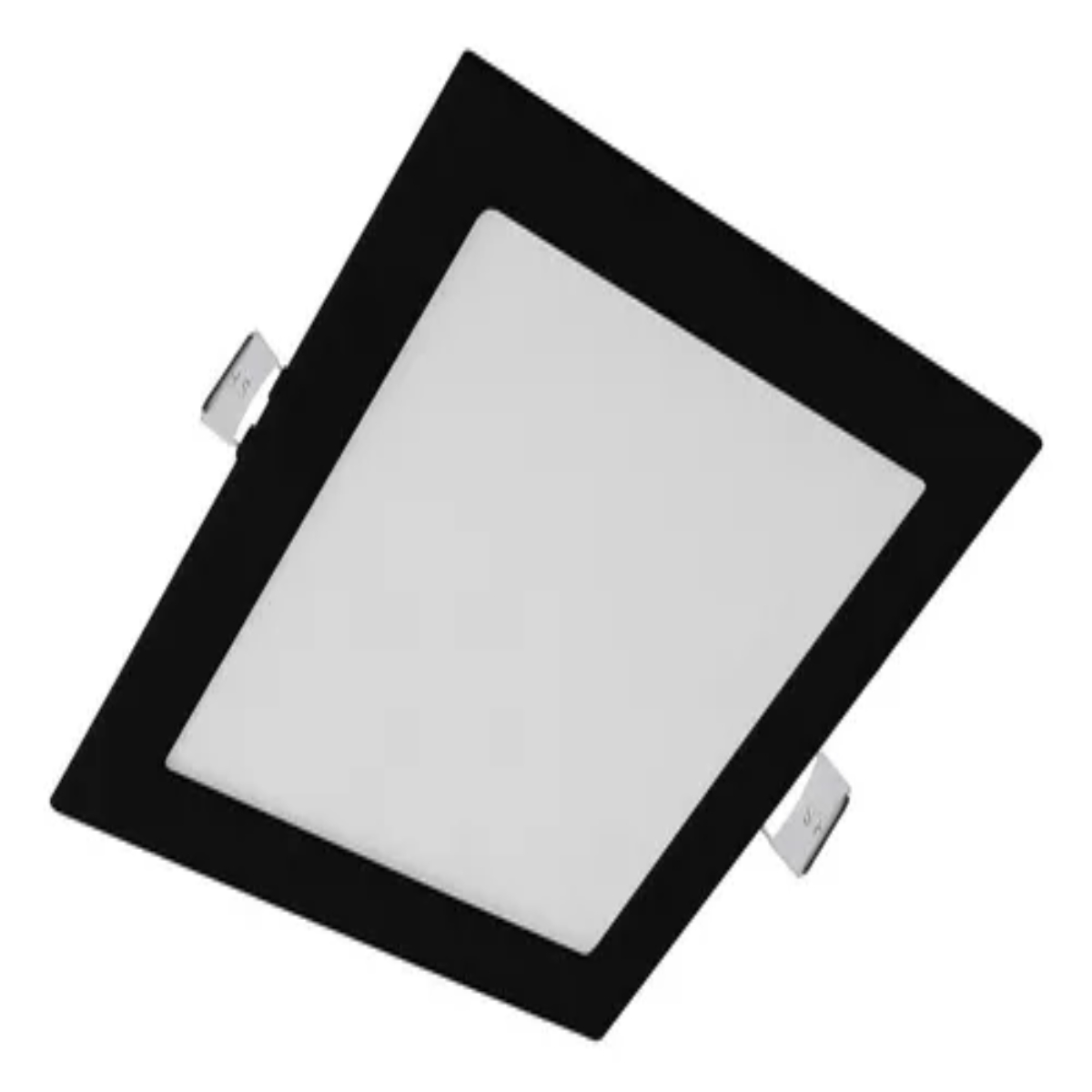Painel Quadrado Embutir 24 W LED Bivolt 6500 K Preto Led90.215 Foxlux