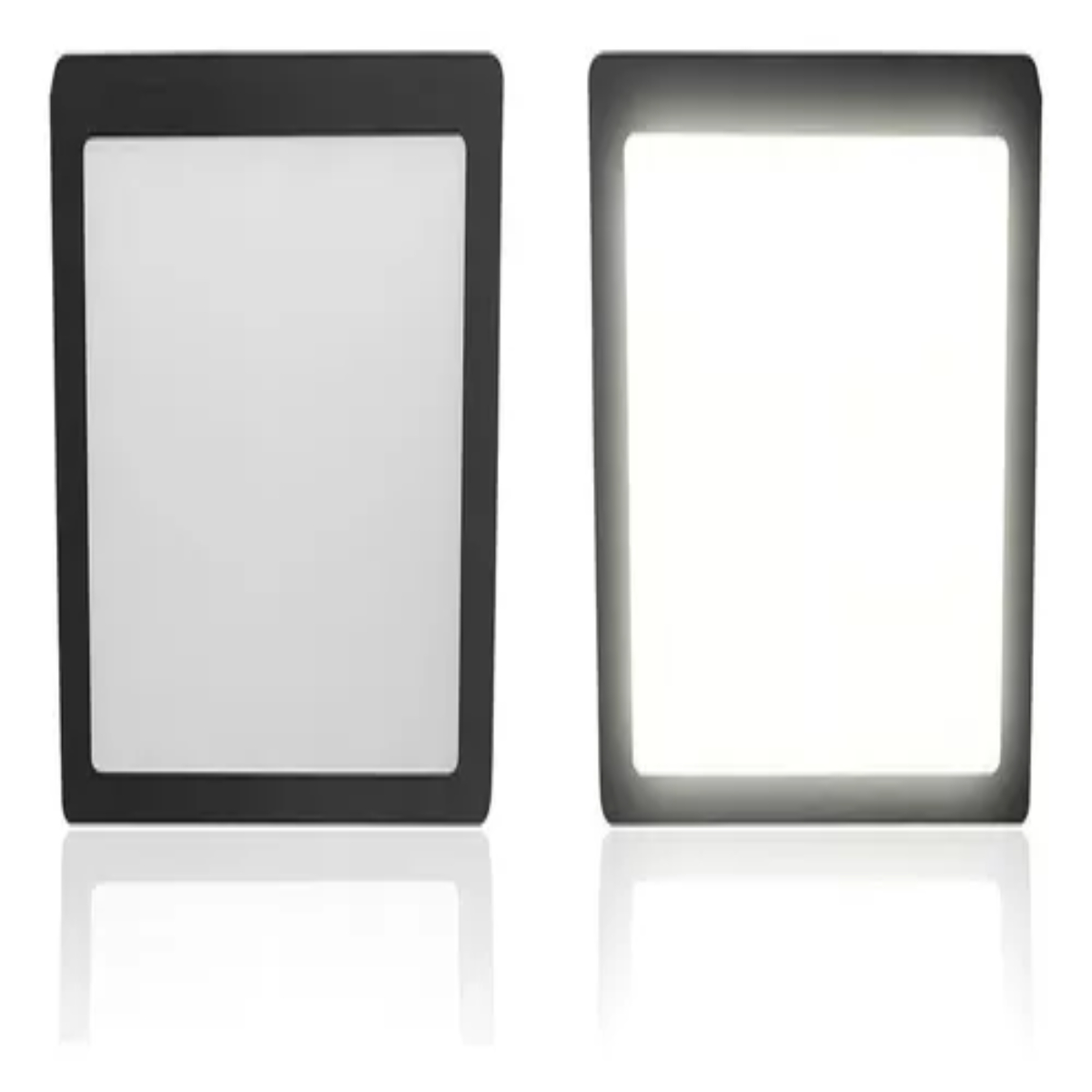Painel Quadrado Sobrepor 18 W LED Bivolt 4000 K Preto Led90.244 Foxlux