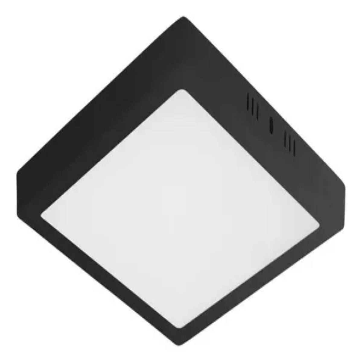 Painel Quadrado Sobrepor 18 W LED Bivolt 4000 K Preto Led90.244 Foxlux