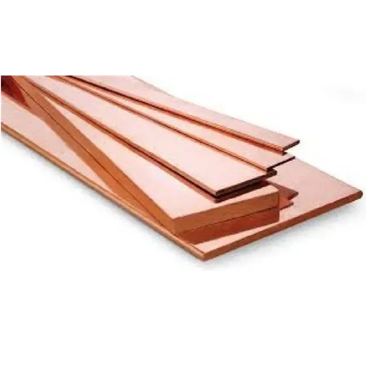 Barra Chata de Cobre 2 x 1/4 pol. 719 A com 1 m Elétrica Bichuette