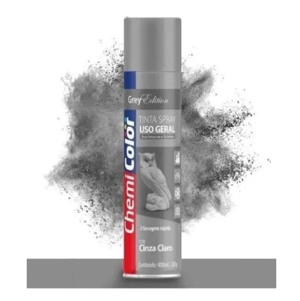 Tinta Spray Cinza Claro 400 Ml Chemicolor