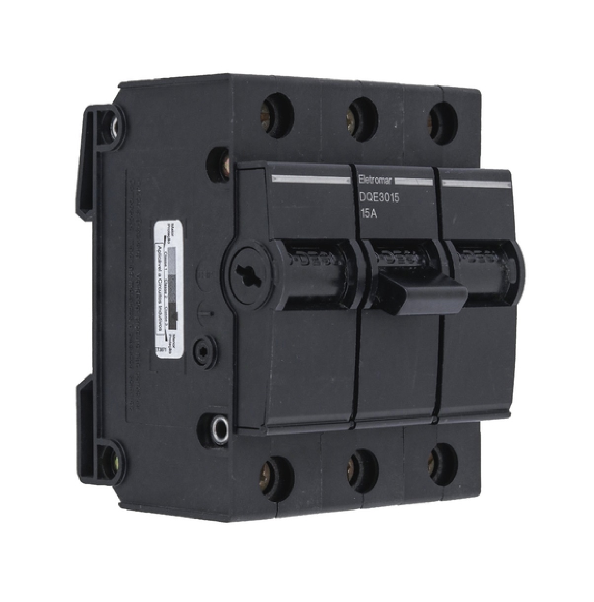 Disjuntor Tripolar 15amp Nema Preto Eletromar