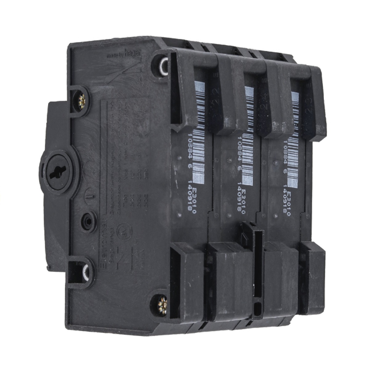 Disjuntor Tripolar 10amp Nema Preto Eletromar