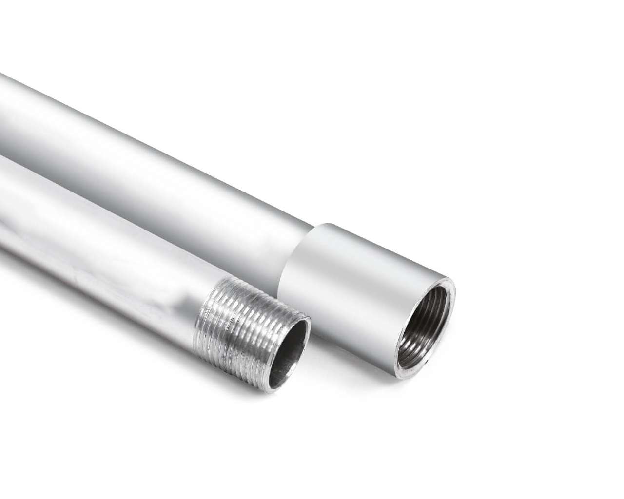Eletroduto de Aço Galvanizado a Fogo 2 pol. x 3 m NBR 5598 Elétrica Bichuette