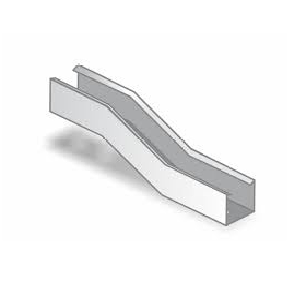 Desnivel Vertical Para Perfilado 38x38 Mm