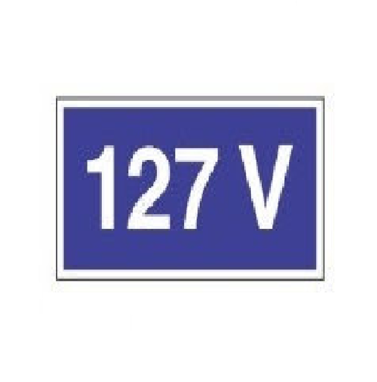 Kit com 10 Etiquetas Resinadas 127 V Azul 3M