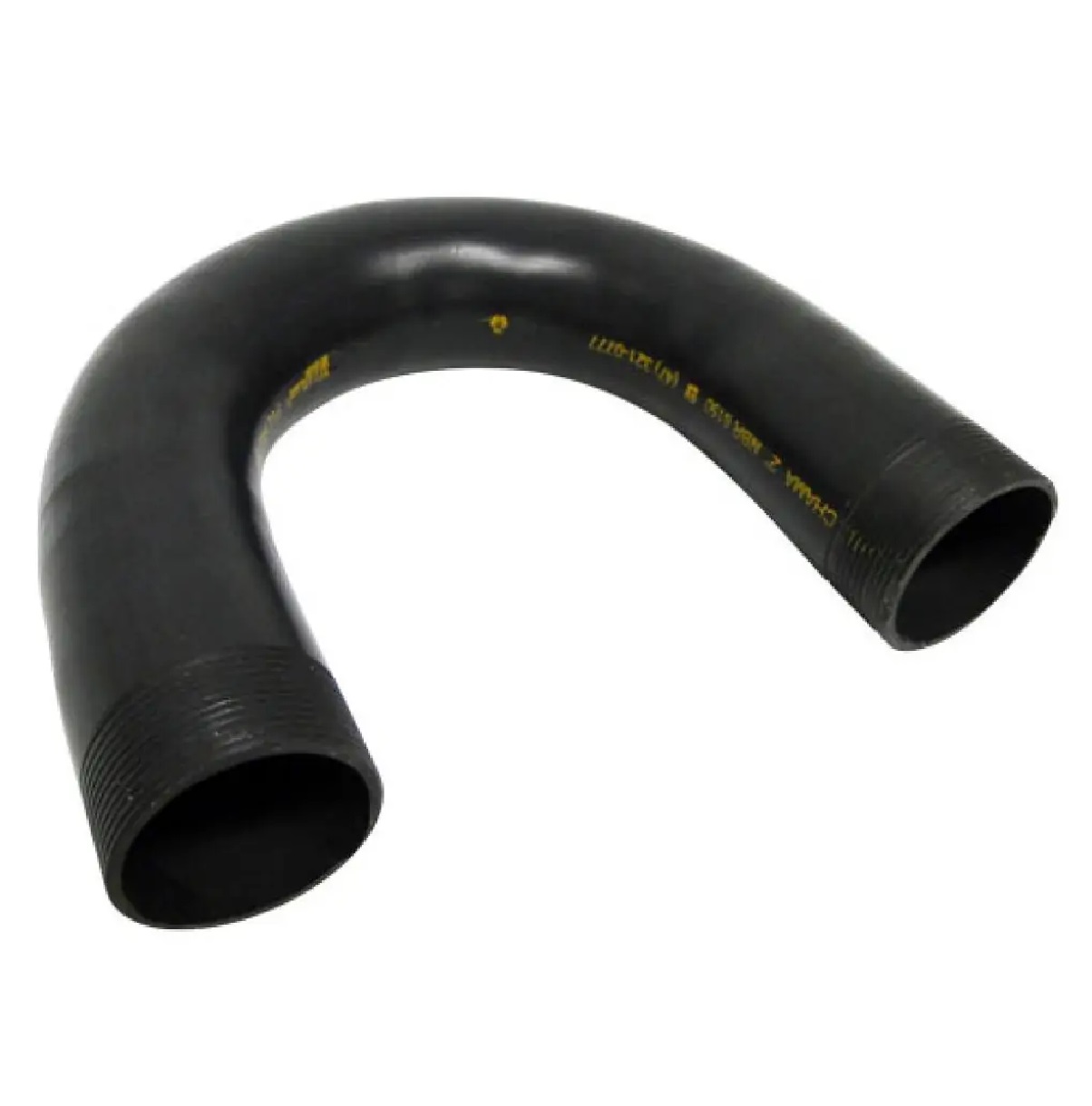 Curva de PVC 2 1/2 pol. 180° Preto Elétrica Bichuette