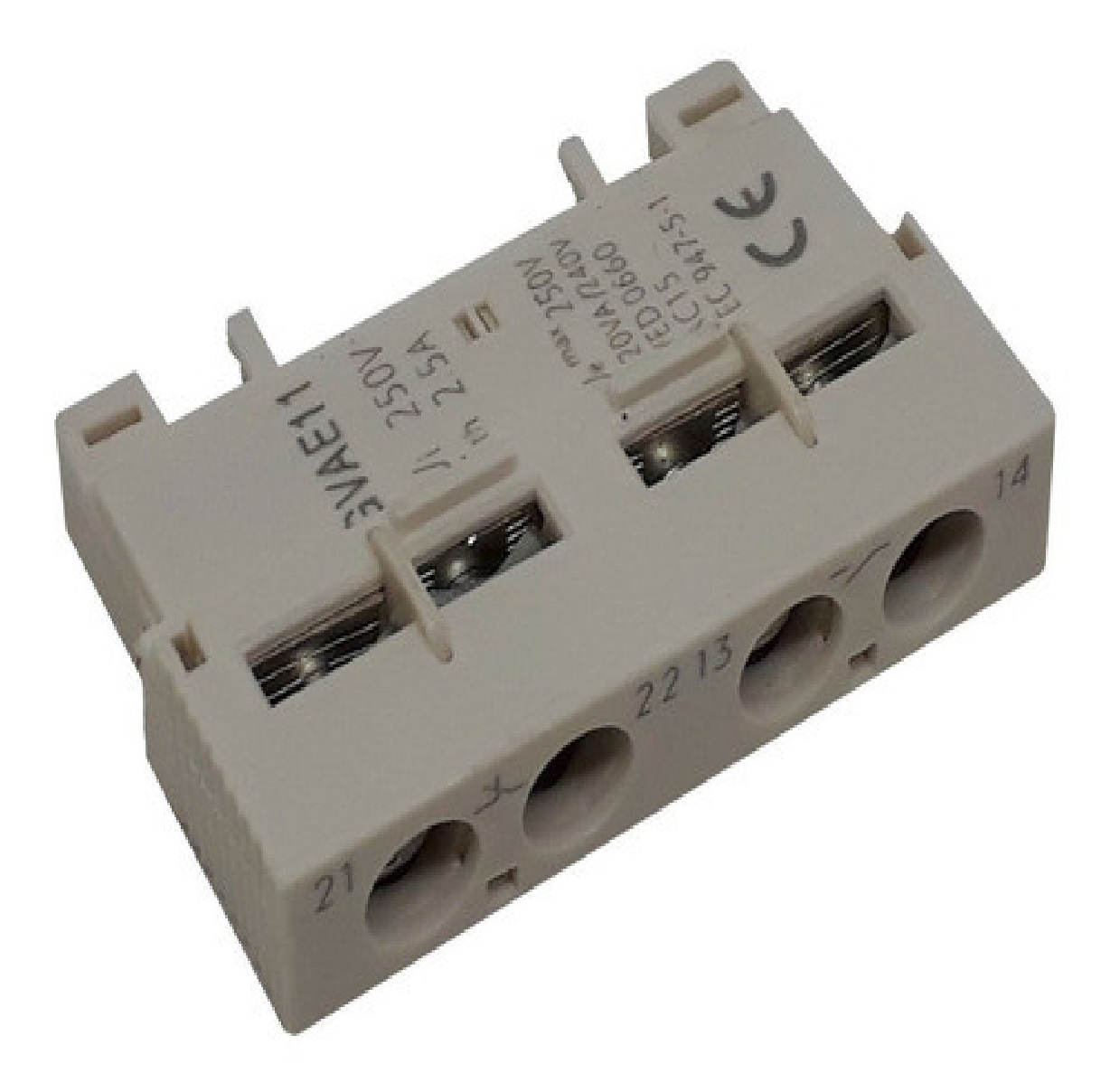 Bloco de Contato Frontal 1NA+1NF 09001 Lukma