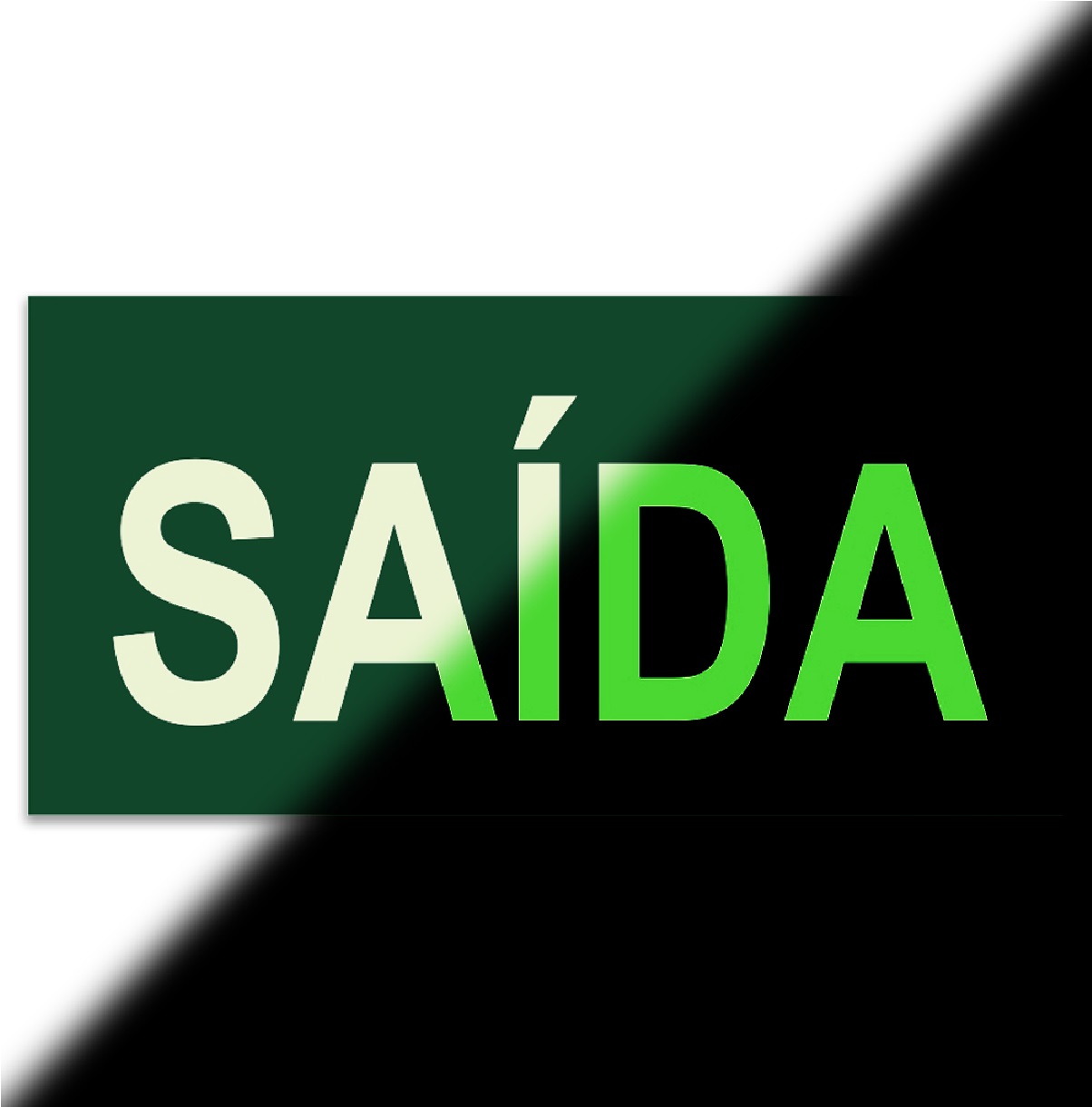 Adesivo de Sinalização “Saída” 16 x 12 cm AD10 Marcai