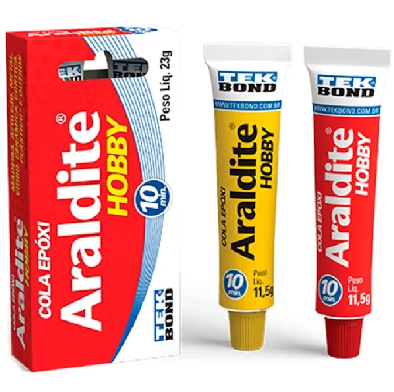 Adesivo Epóxi Araldite Hobby 23 g 10 minutos Tekbond