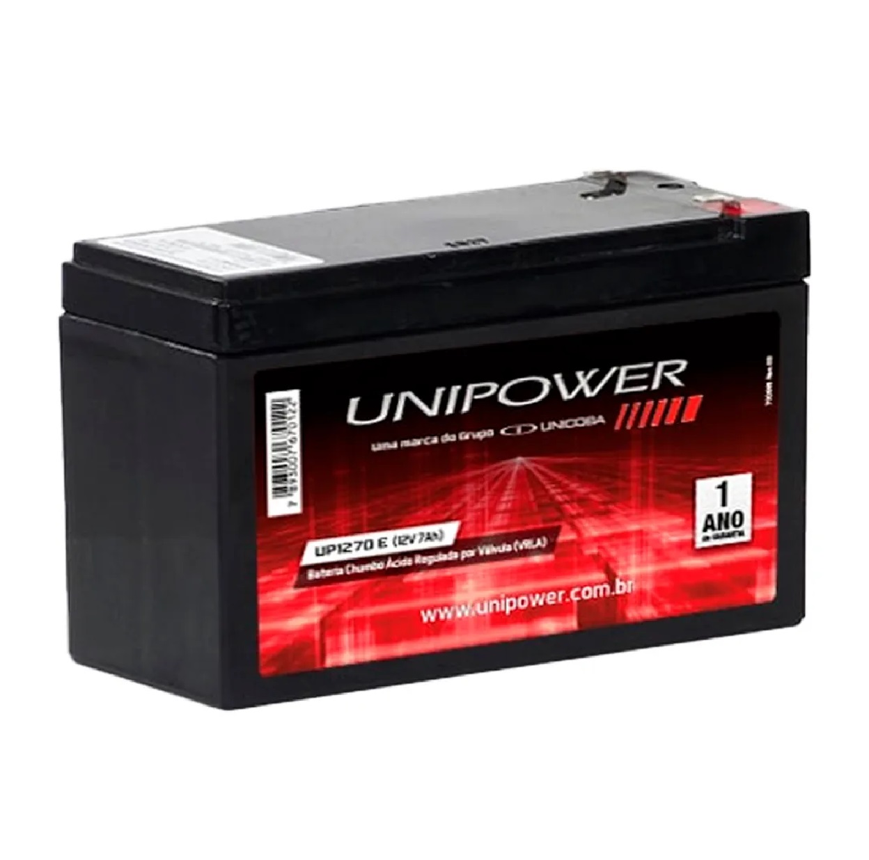 Bateria Estacionária Selada 12 V 7 Ah Unipower