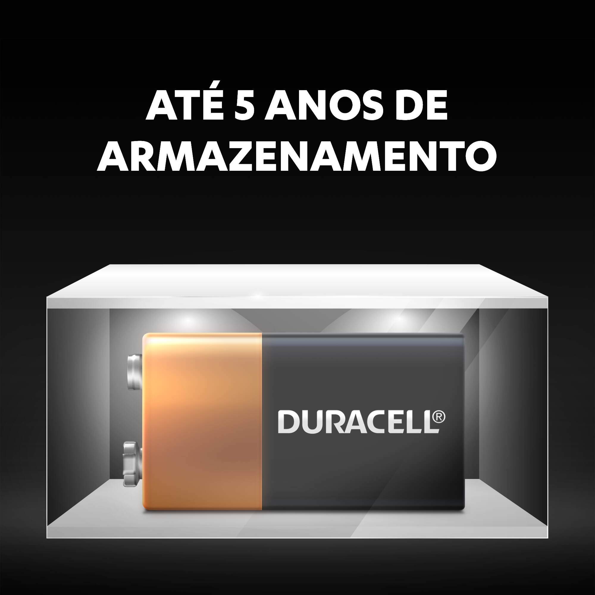 Pilha Alcalina 9 V Duracell