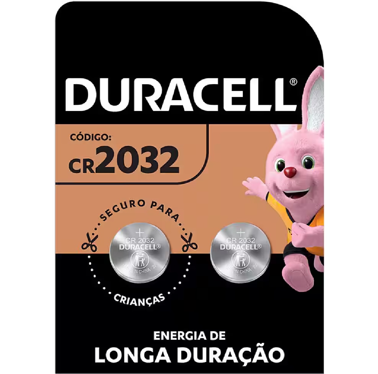 Pilha Moeda de Lítio CR2032 Duracell