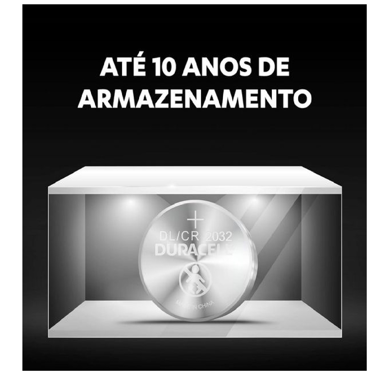 Pilha Moeda de Lítio CR2032 Duracell