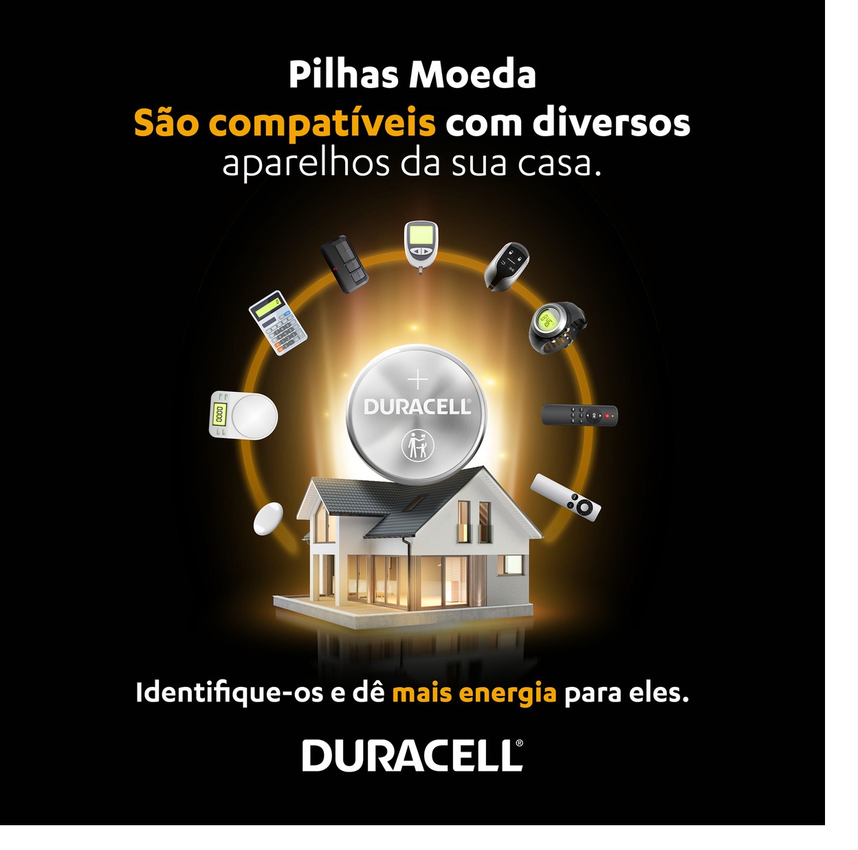 Pilha Moeda de Lítio CR2032 Duracell