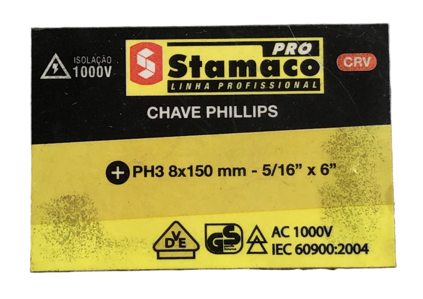 Chave Phillips Isolada VDE Profissional 5/16 x 6 pol. 8 x 150 mm 0525 Stamaco