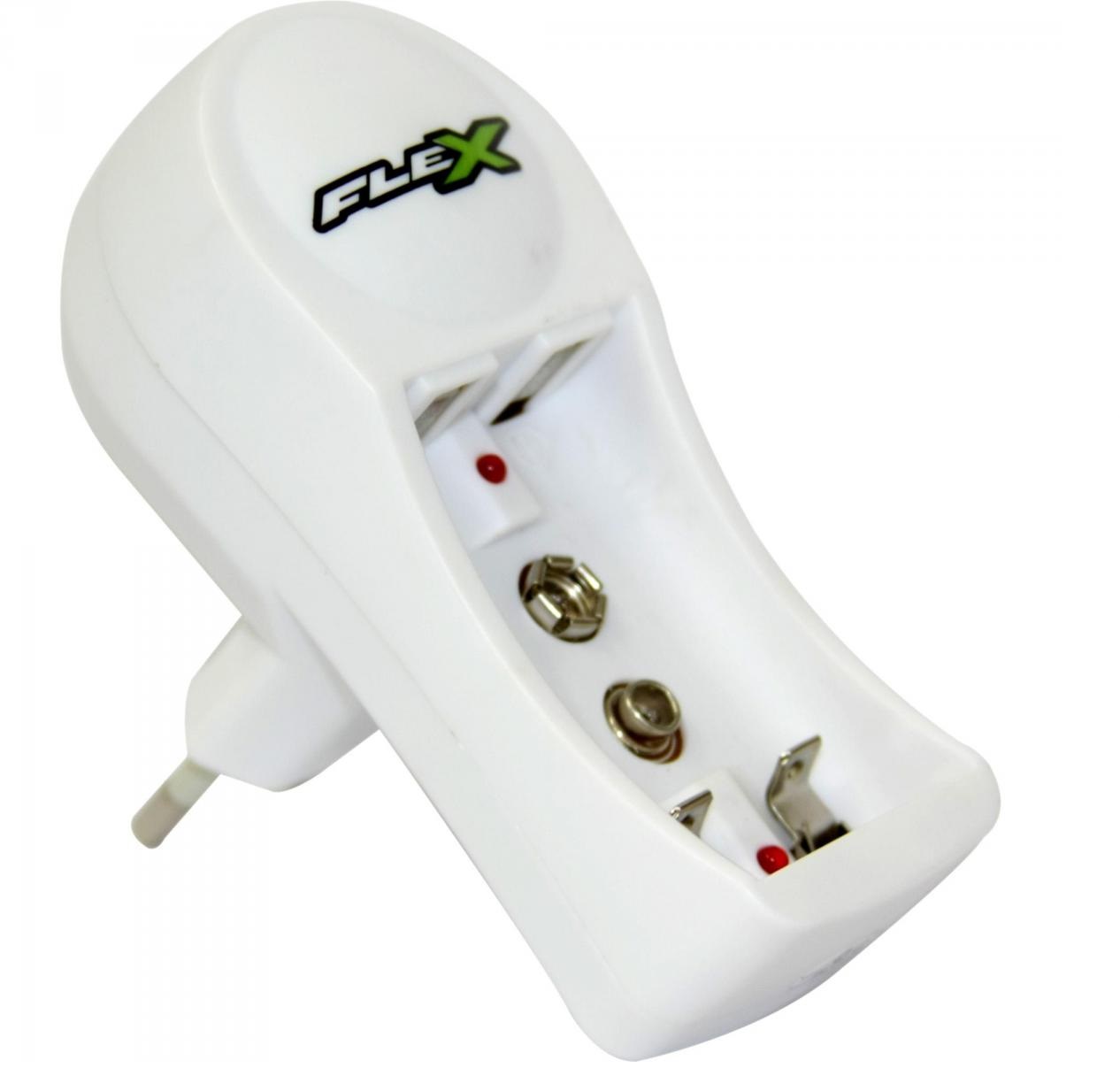 Carregador Pilha E Bateria Aa / Aaa E 9v Flex Fx-c11