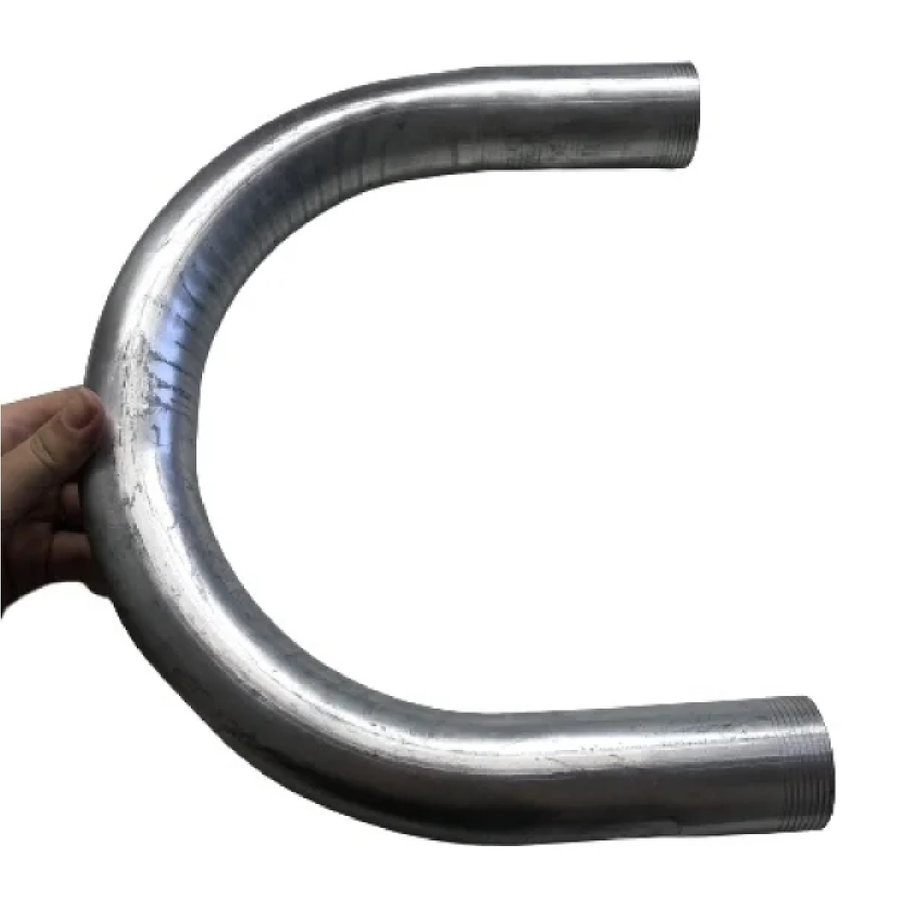 Curva de Aço Pré-Zincado para Eletroduto 3 pol. x 180° Elétrica Bichuette