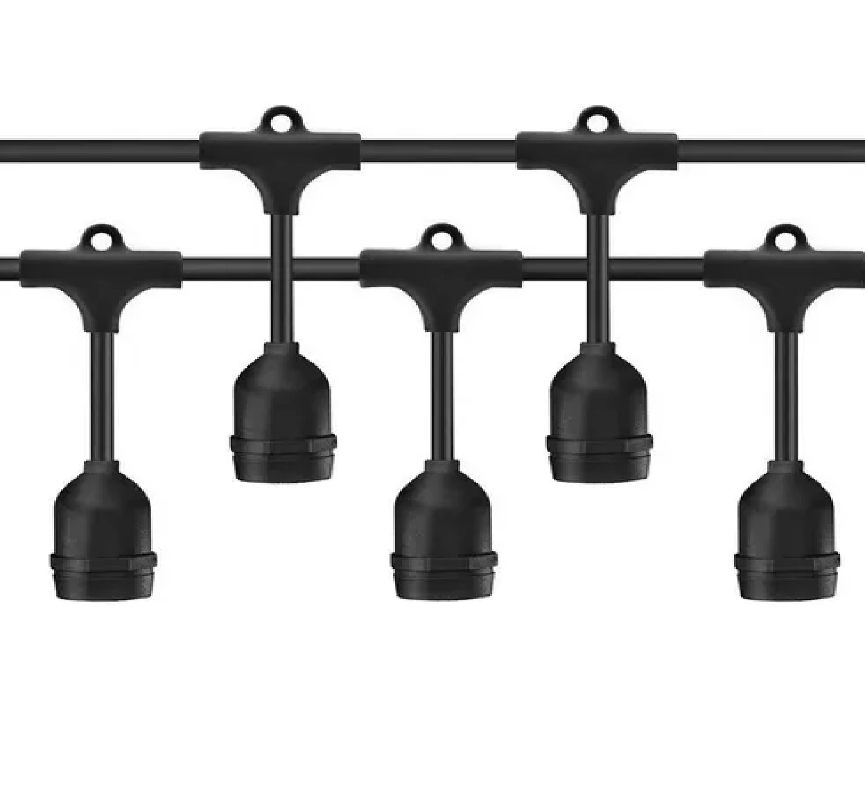 Varal de Luz IP65 10 m com 20 Soquetes E27 3732 Galaxy