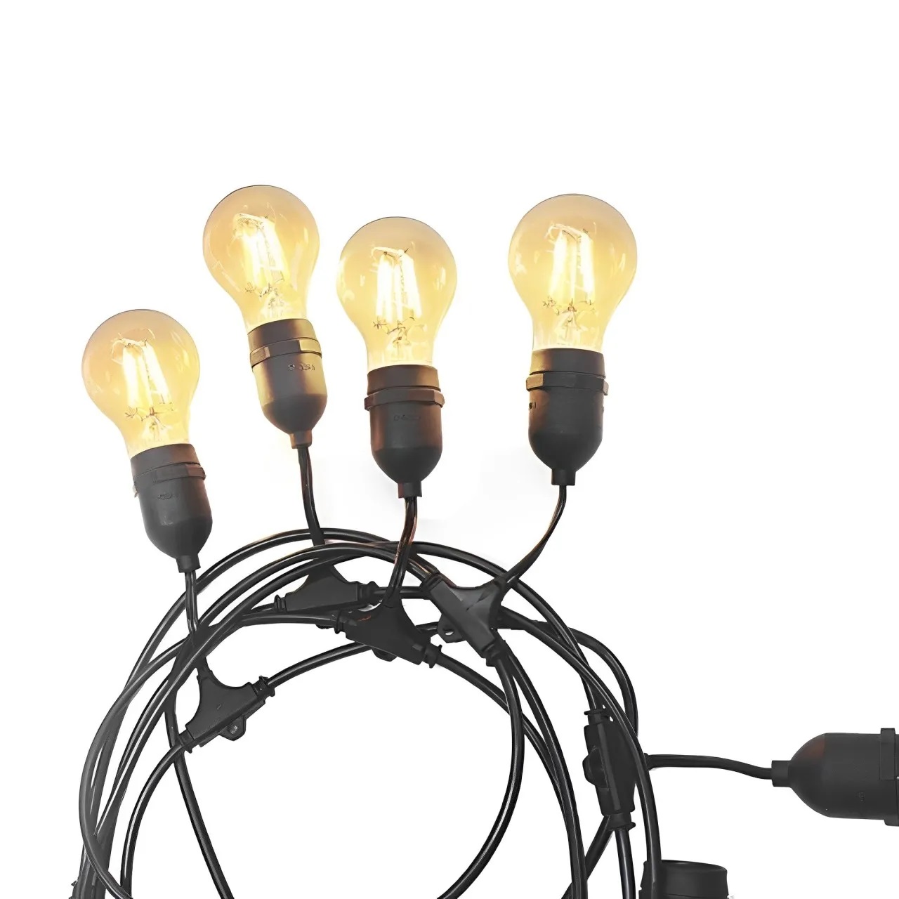 Varal de Luz IP65 10 m com 20 Soquetes E27 3732 Galaxy