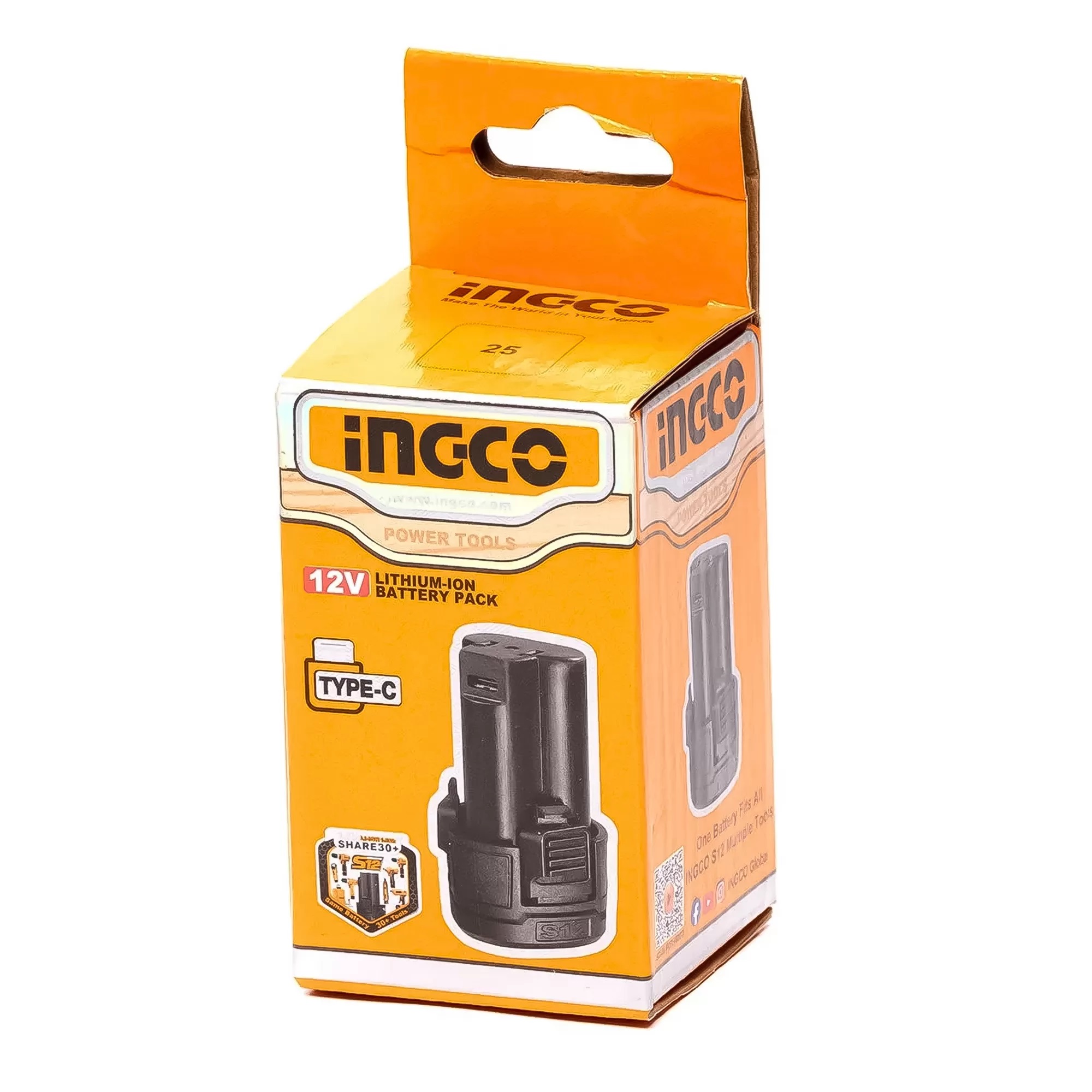 Bateria Íon-Lítio 12 V 1,5 Ah S12 FBLI12153 INGCO