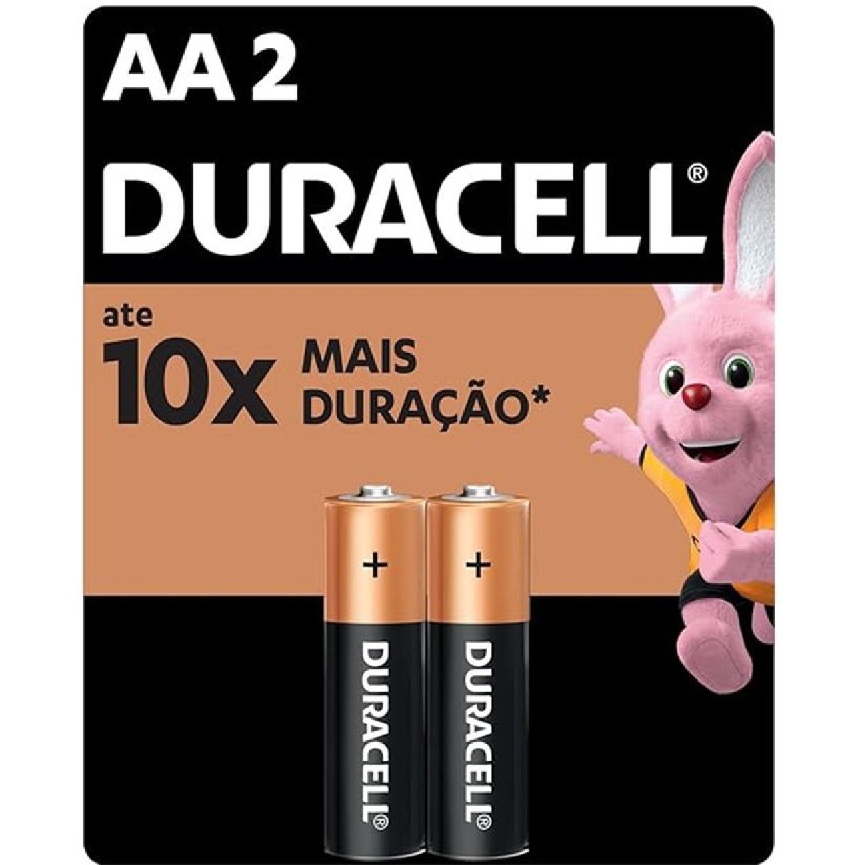 Pilha Alcalina AA, com 2 Unidades Duracell