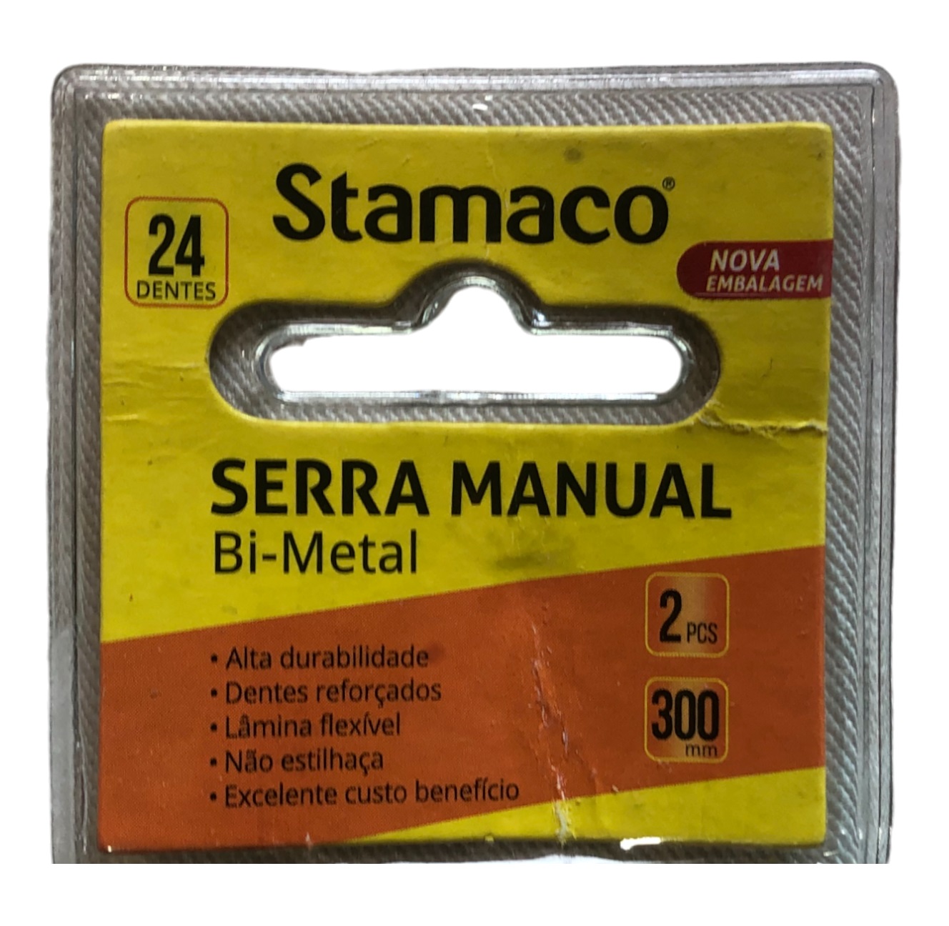 Serra Manual 24 Dentes Emb com 2 Peças 9481 Stamaco