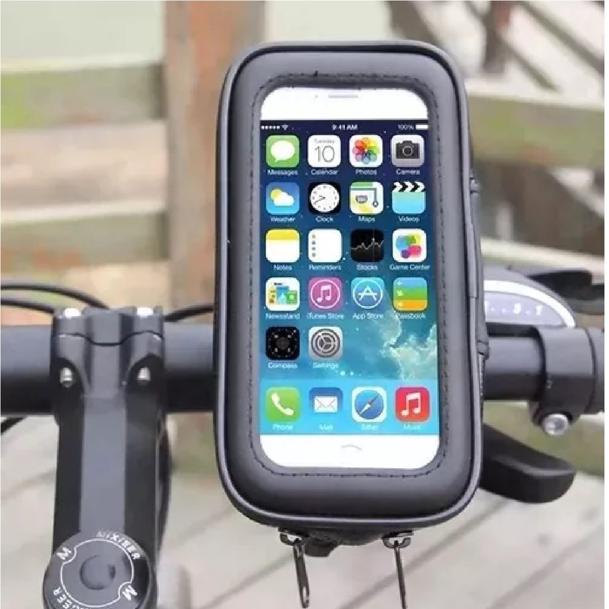 Suporte Case para Celular até 6,3 pol. para Bicicleta e Moto SP-C20S Exbom