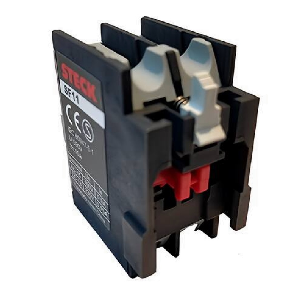 Bloco de Contato Auxiliar Frontal 1NA+1NF Challenger SF11 Steck