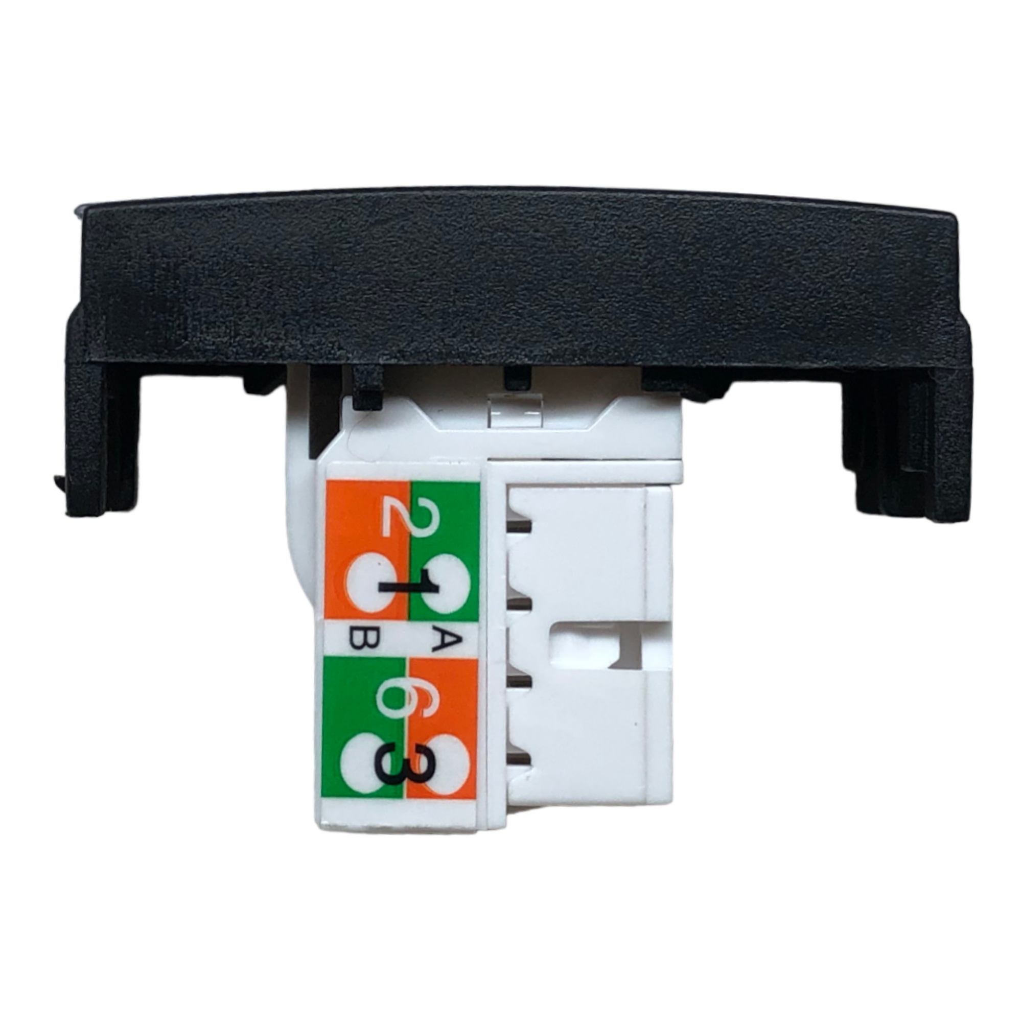 Tomada RJ45 Cat5e Preto Ebony Clean PA16815 Margirius
