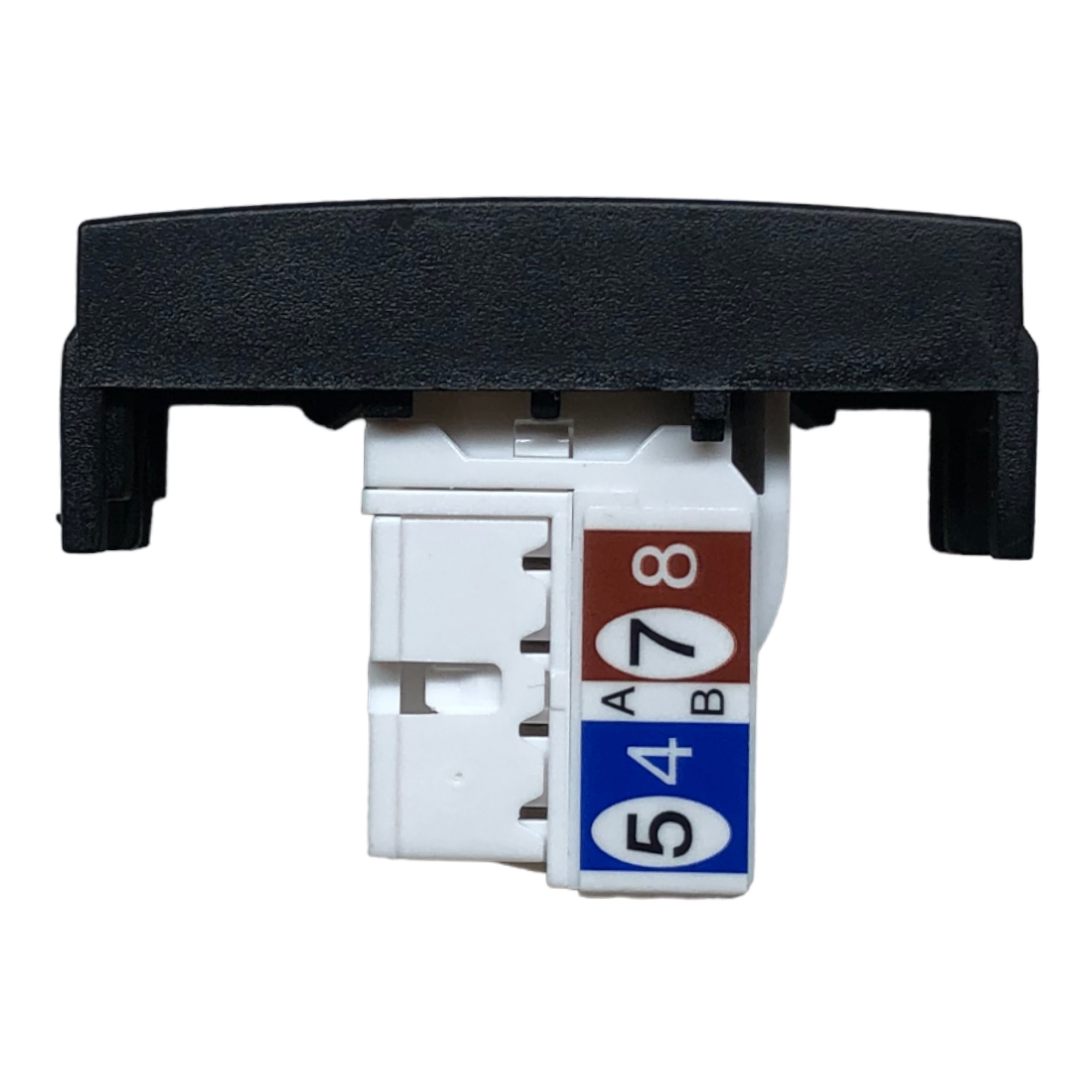 Tomada RJ45 Cat5e Preto Ebony Clean PA16815 Margirius