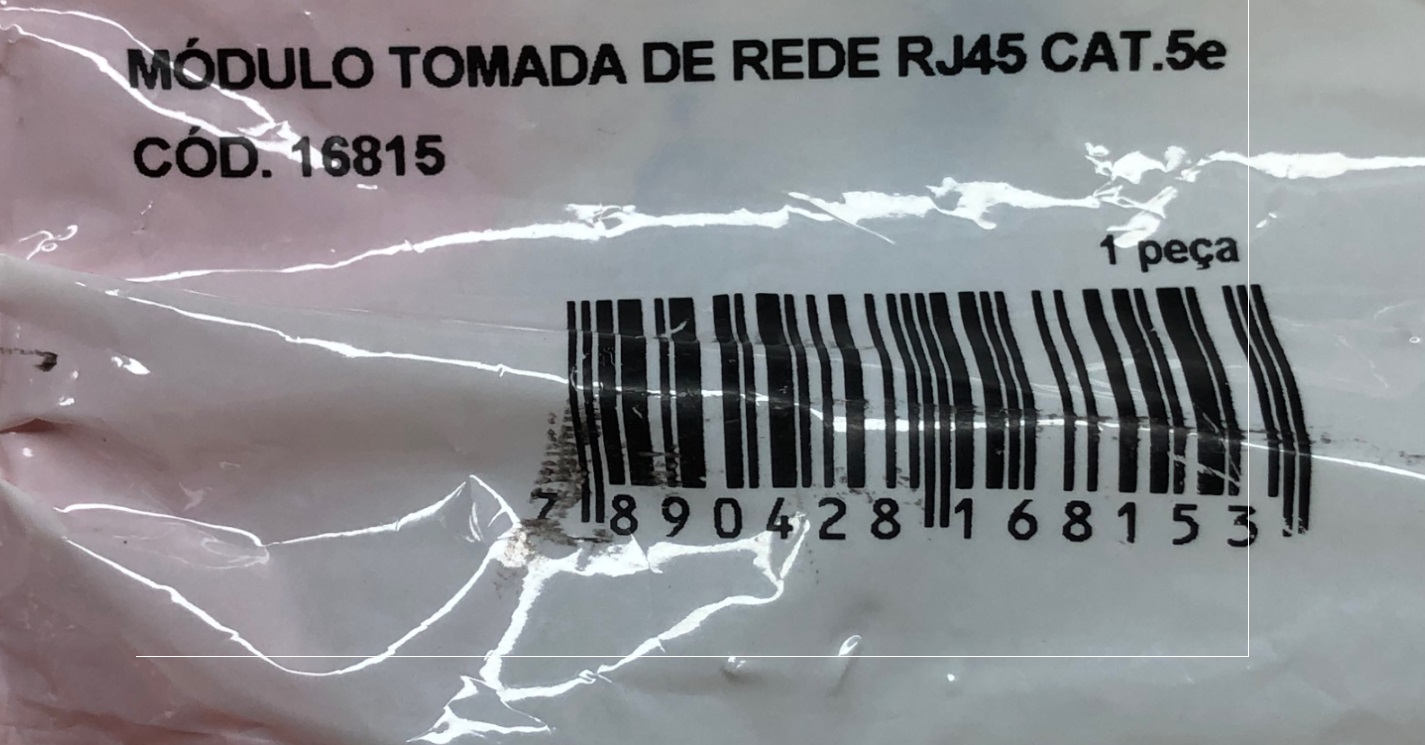 Tomada RJ45 Cat5e Preto Ebony Clean PA16815 Margirius