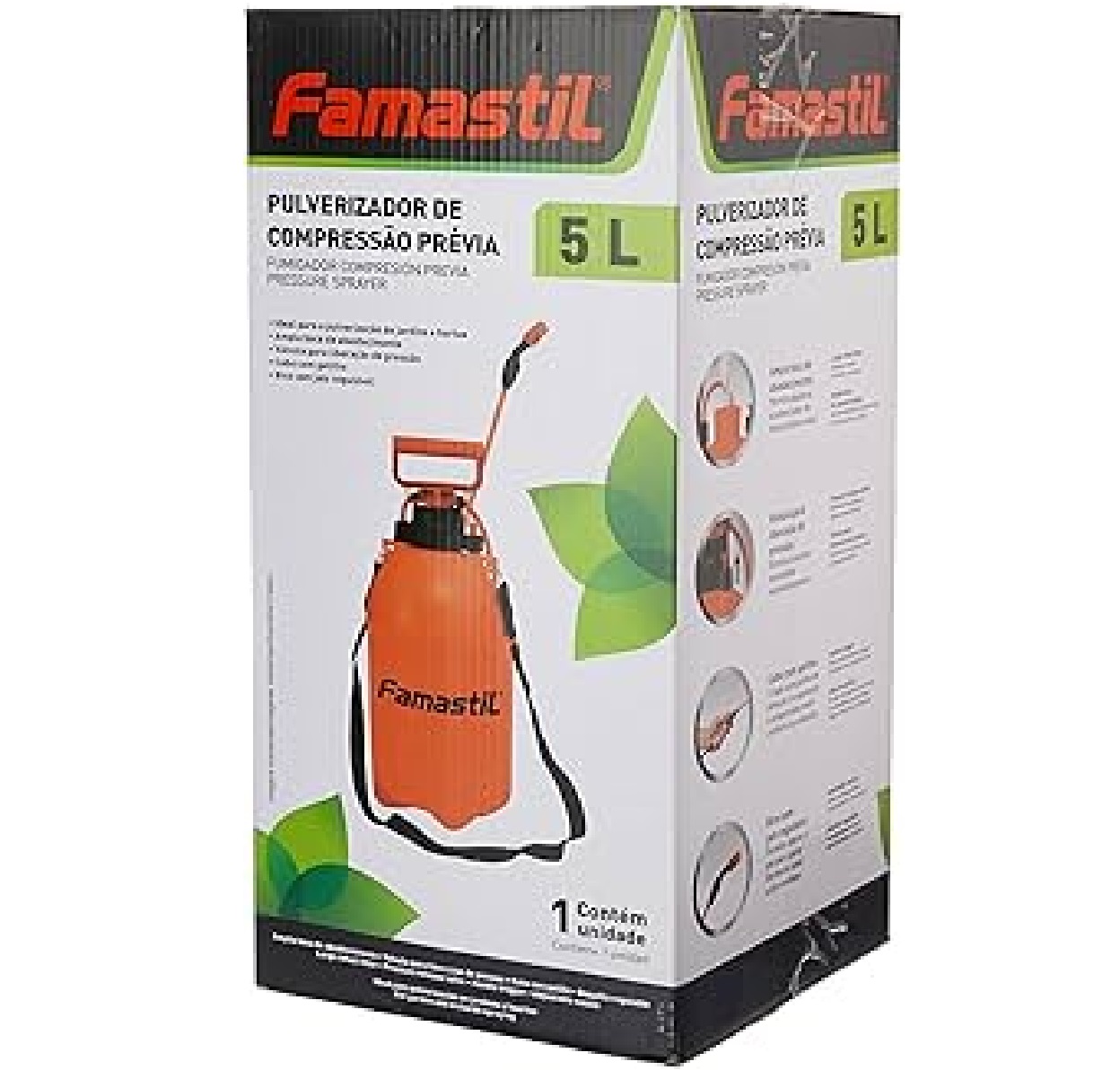 Pulverizador De Compressão Prévia 5 L Foxlux F88.03