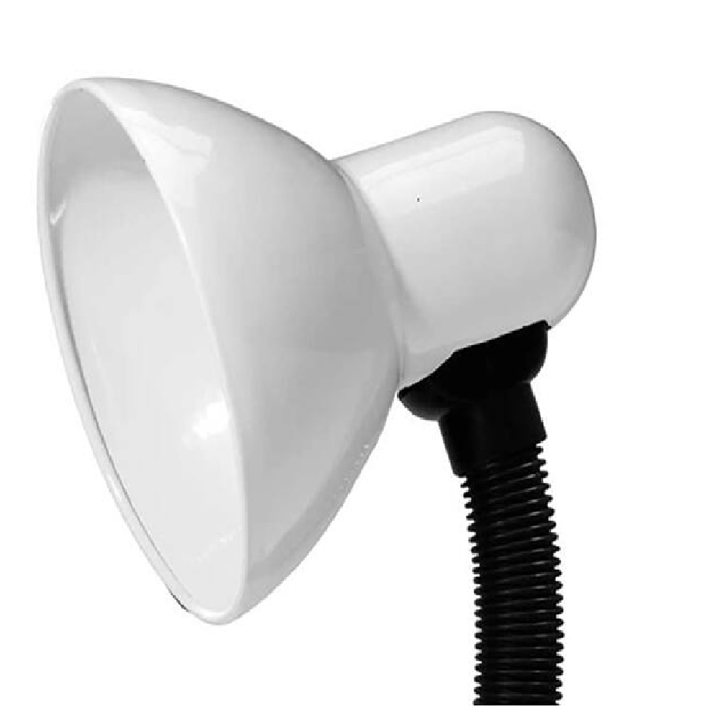 Luminária de Mesa Viking com Clip Branco Bivolt LM1211 Luminatti