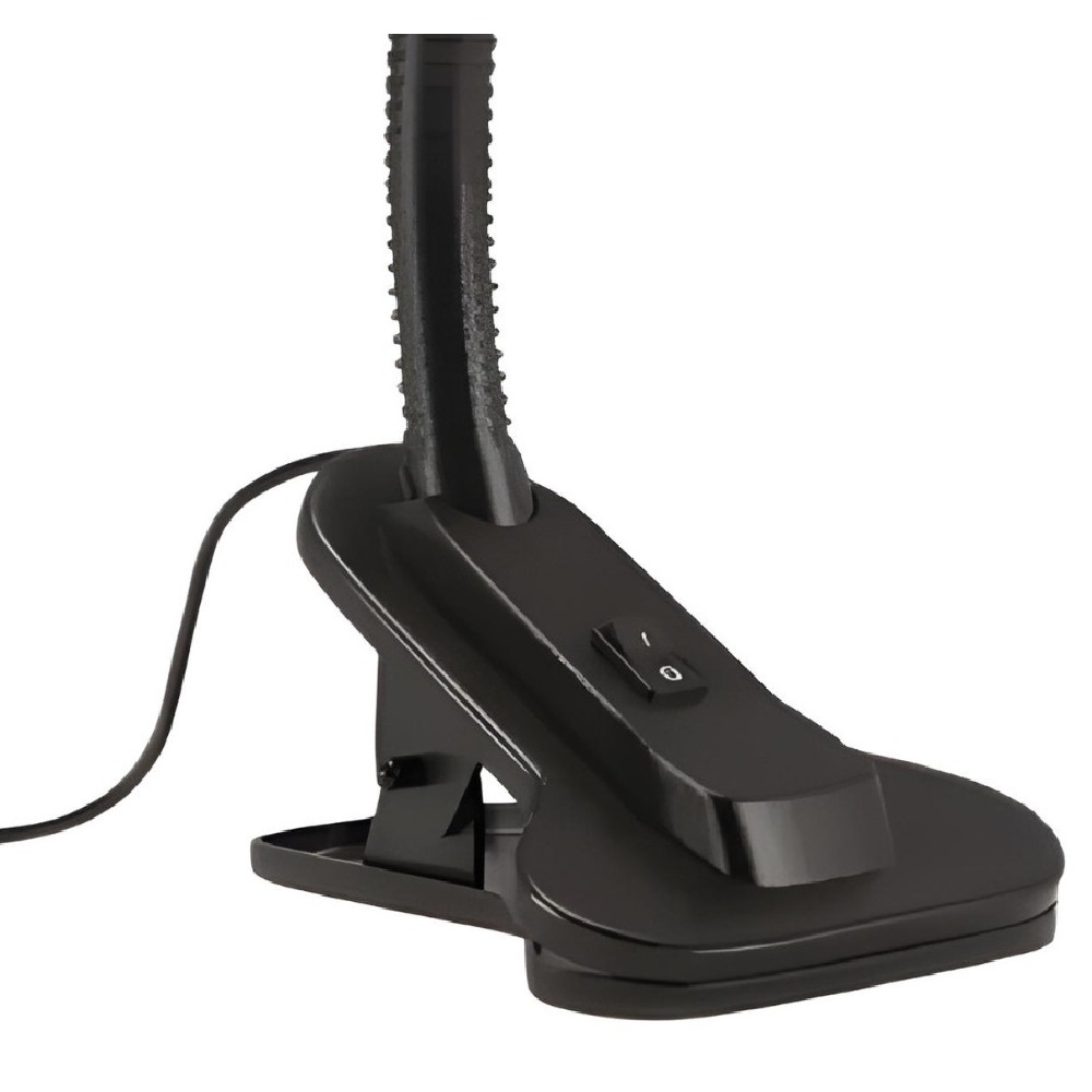 Luminária de Mesa Viking com Clip Preto Bivolt LM1210 Luminatti