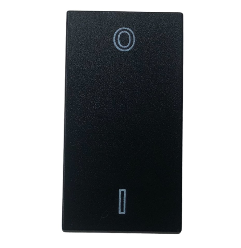 Interruptor Bipolar Paralelo 10 A Preto Ebony Clean Margirius