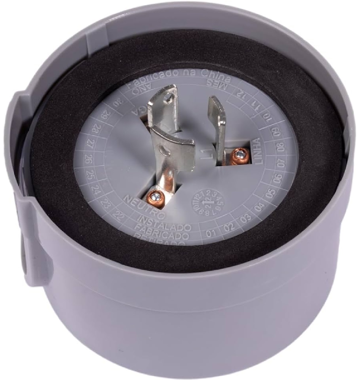 Relé Fotoelétrico Bivolt 6 A com Base 52.08 Foxlux